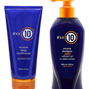 É Um Duo De Shampoo E Condicionador Profundo 10 Com Queratin