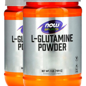 L-glutamina Pó Sports 454g F. Livre Importado 2un Now Foods