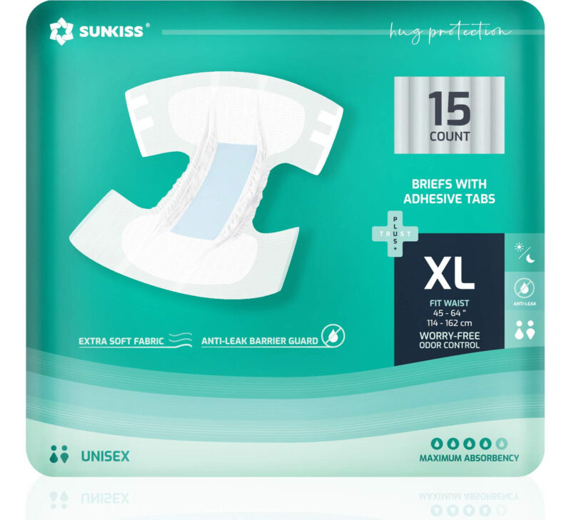 Fraldas Para Adultos Sunkiss Trustplus Maximum Absorbency Xl