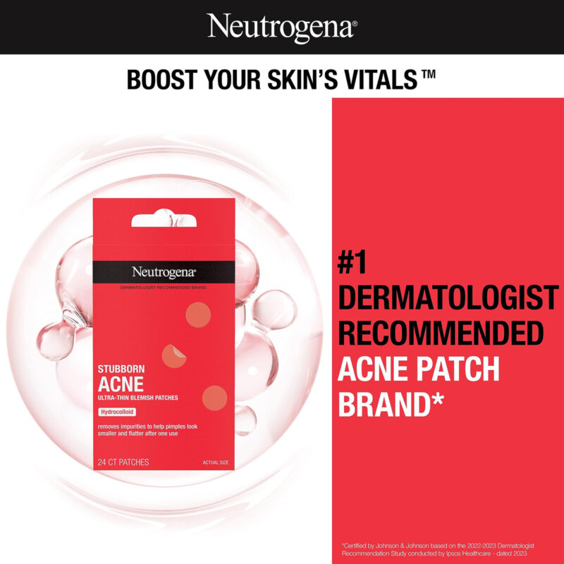 Adesivos De Acne Para Espinhas Neutrogena Stuborn Acne Treat - Imagem 2