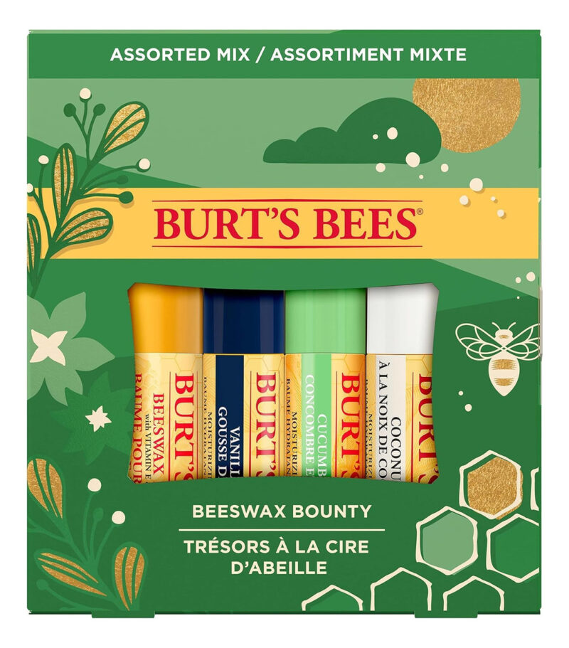 Conjunto De Presentes Burt's Bees Lip Balms Cera De Abelha, - Image 9