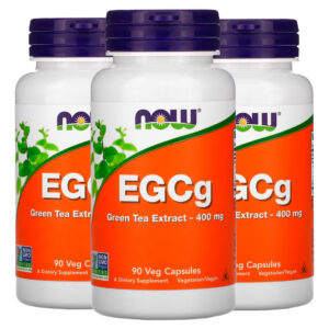 Egcg Extrato Chá Verde 400mg Now Foods 90caps Importado 3un