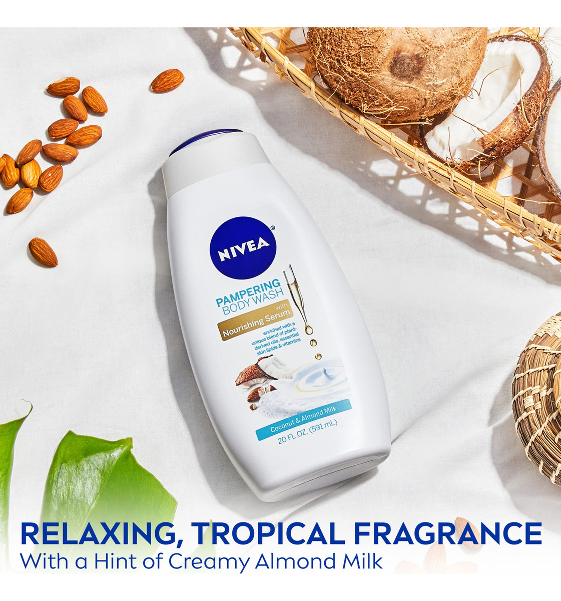 Sabonete Líquido Nivea Leite De Coco E Amêndoa 600 Ml (pacot - Imagem 6