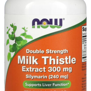 Extrato Cardo Mariano 300mg Now Foods 100 Veg Cáps Importado