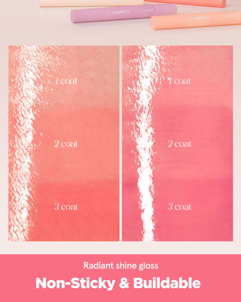 Batom De Brilho Labial Thesaem Saemmy's Syrup Shot Melting B - Image 5