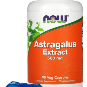 Astragalus Erva Chinesa Now Foods 90 Cáps + Porta Cápsulas