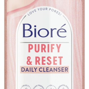 Limpador Facial Bioré Rose Quartz + Charcoal 200ml Sem Óleo