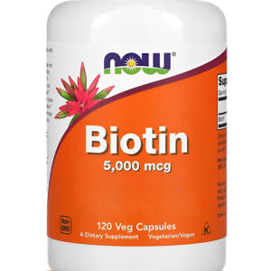 Now Foods Biotina 5000mcg 120veg Capsulas
