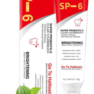 Pasta De Dentes Jefuzh Super Probiotic-6 Sp-6 Ultra Whitenin