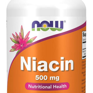 Niacina Vitamina B-3 500mg Now Foods Niacin 100 Veg Caps