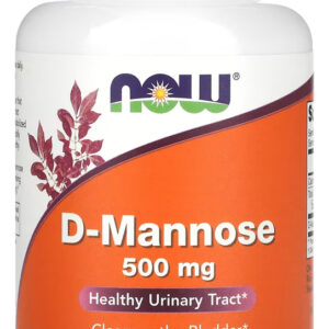 D-manose 500mg Now Foods 120veg Caps Sabor Sem Sabor