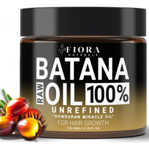 Óleo De Batana Fiora Naturals 100% Puro Orgânico Para O Cres