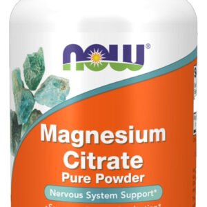 Now Foods Citrato Magnésio Pó 227g Puro Importado