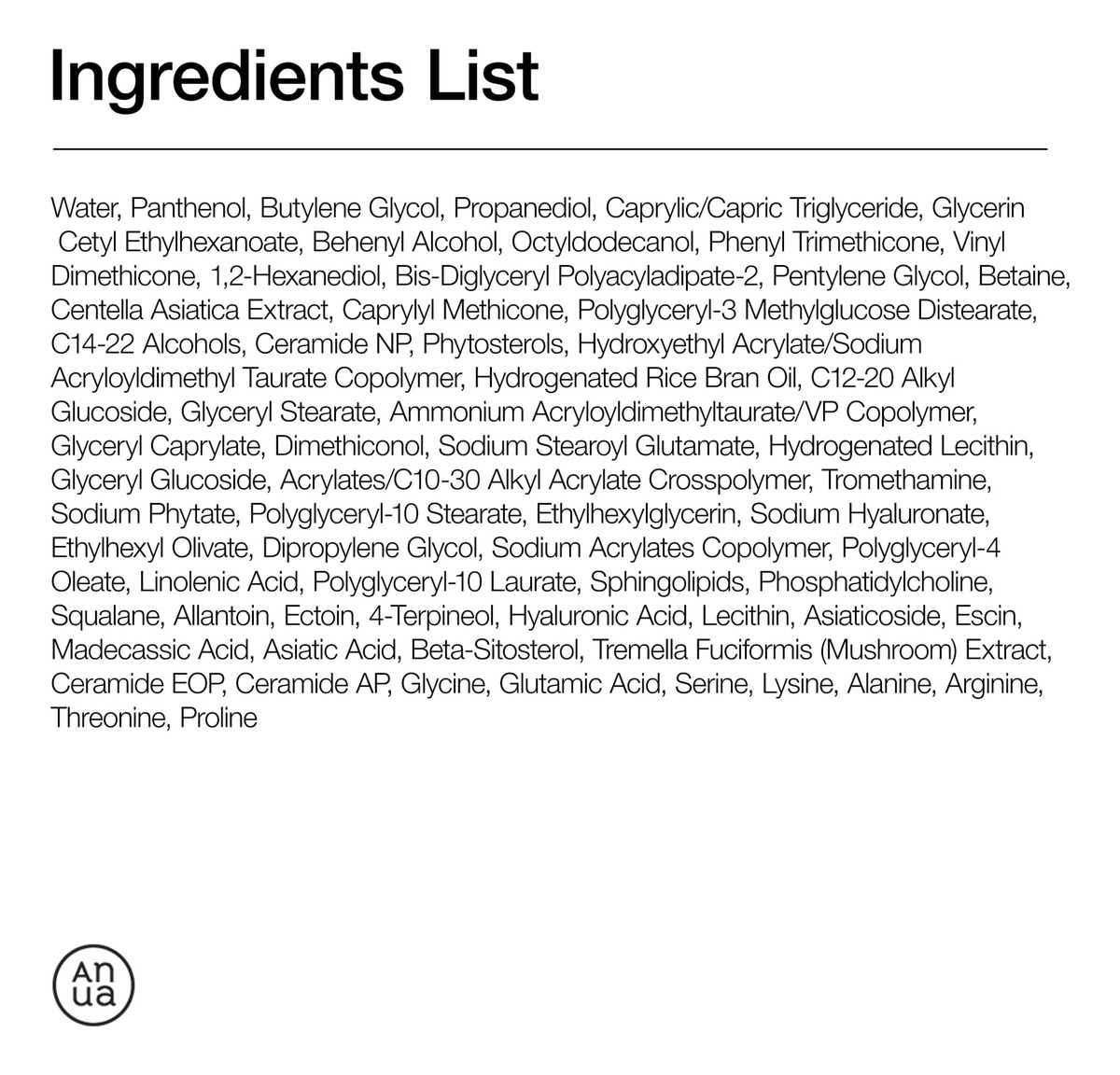 Creme De Barreira De Umidade Anua 3 Ceramide Panthenol 100ml - Imagem 7
