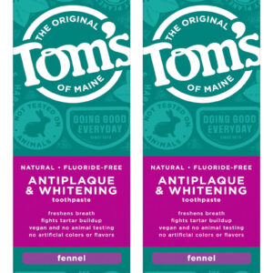 Pasta De Dentes Tom's Of Maine Antiplaca E Branqueadora De E