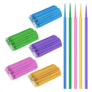 Escova Microaplicadora Descartável 500 Unidades Para Extensã