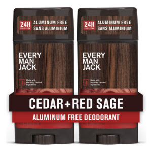 Desodorante Every Man Jack Cedar + Red Sage 90 Ml (pacote Co