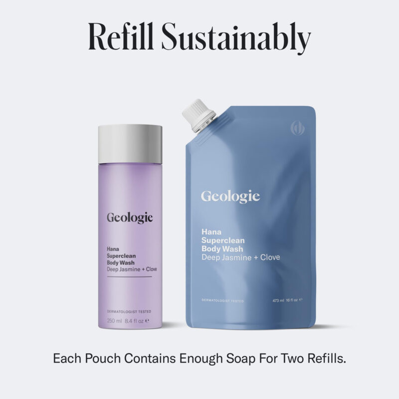 Refil De Lavagem Corporal Geologie Hana Superclean 473ml Dee - Image 4