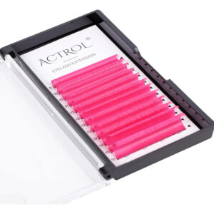 Extensões De Cílios Coloridas Actrol Easy Fan 9-16 Mm Pink D