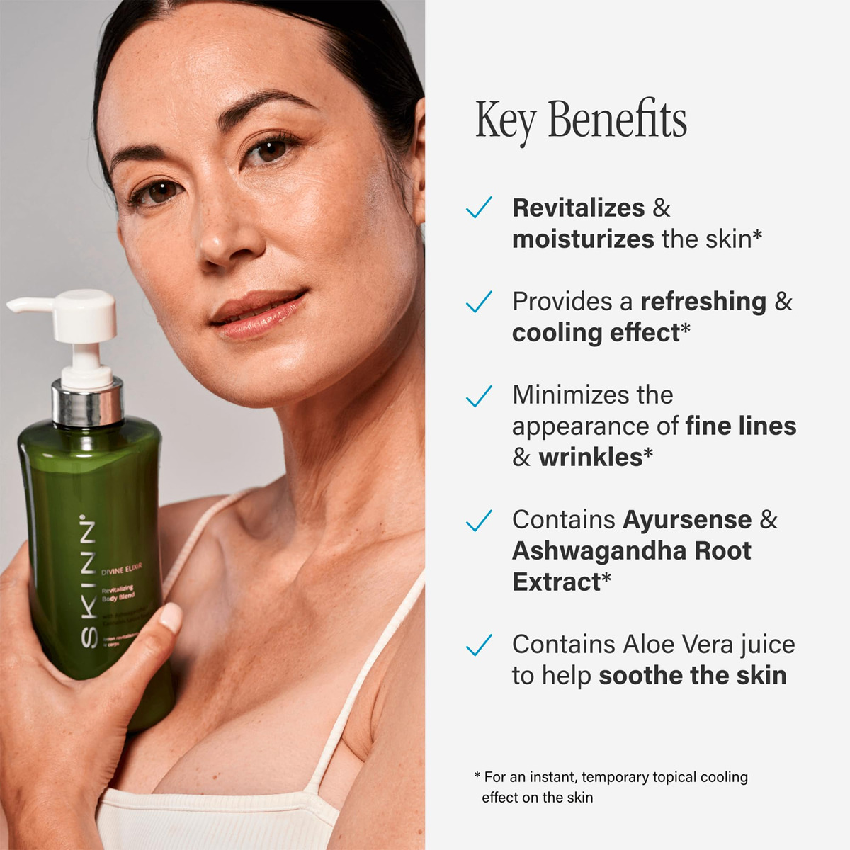 Loção Corporal Skinn Natural Divine Elixir Com Ashwagandha 2 - Imagem 2