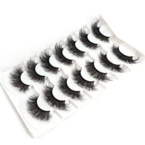 Cílios Postiços Wleec Beauty Cat Eye 20 Mm 7 Pares 3d Fluffy