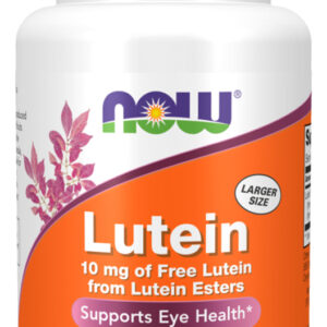 Luteina 10mg Now Foods Sem Esteres 120 Softg Importado