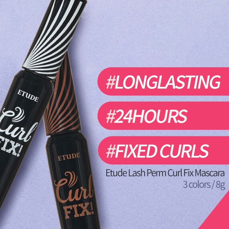 Máscara Etude Curl Fix #1 Preta À Prova D'água Com Duração D - Image 10