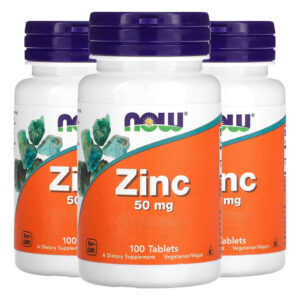 Gluconato De Zinco 50mg Now Foods 100 Tablets Importado 3un