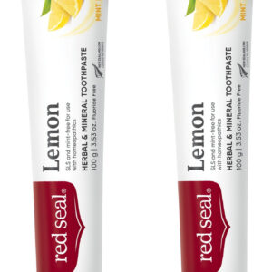 Pasta De Dentes Red Seal Herbal & Mineral Lemon 100ml Sls Fr
