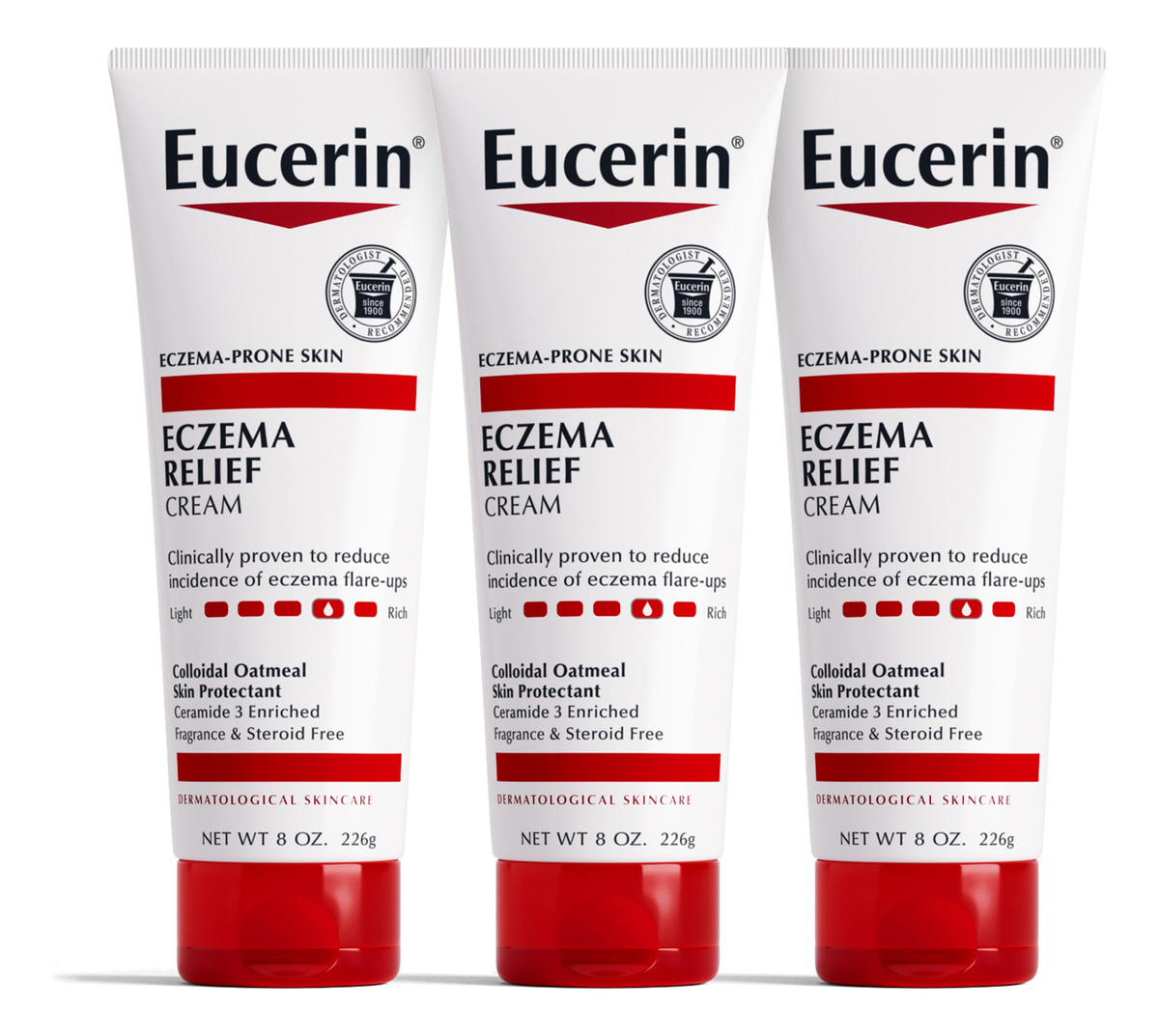 Loção Corporal Cream Eucerin Eczema Relief 240 Ml (pacote De