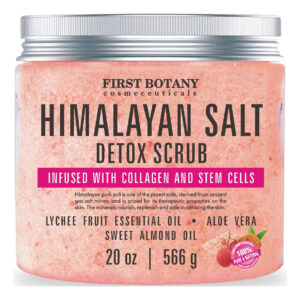 Esfoliante Corporal Com Sal First Botany Himalayan Com Colág