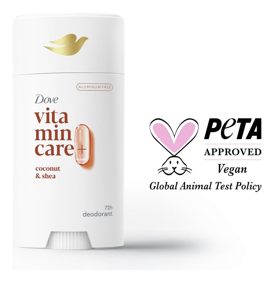 Desodorante Stick Dove Vitamincare+ Coconut & Shea 75ml Para - Imagem 7