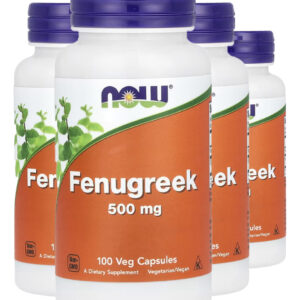 Feno-grego 500mg 100 Caps Importado 4un Now Foods