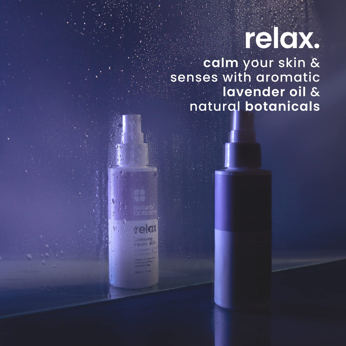 Névoa Facial E Spray Fixador Natural Outcome Calming 120 Ml - Imagem 7