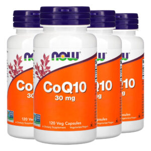 Coenzima Coq10 30mg Now Foods 120 Veg Cáps Importado 4un