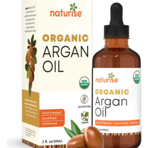 Óleo De Argão Naturise Orgânico Prensado A Frio 60 Ml Para C