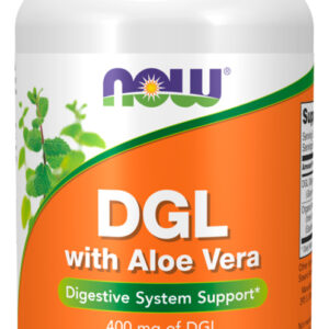 Dgl 400mg Now Food Com Aloe Vera 100 Caps Importado