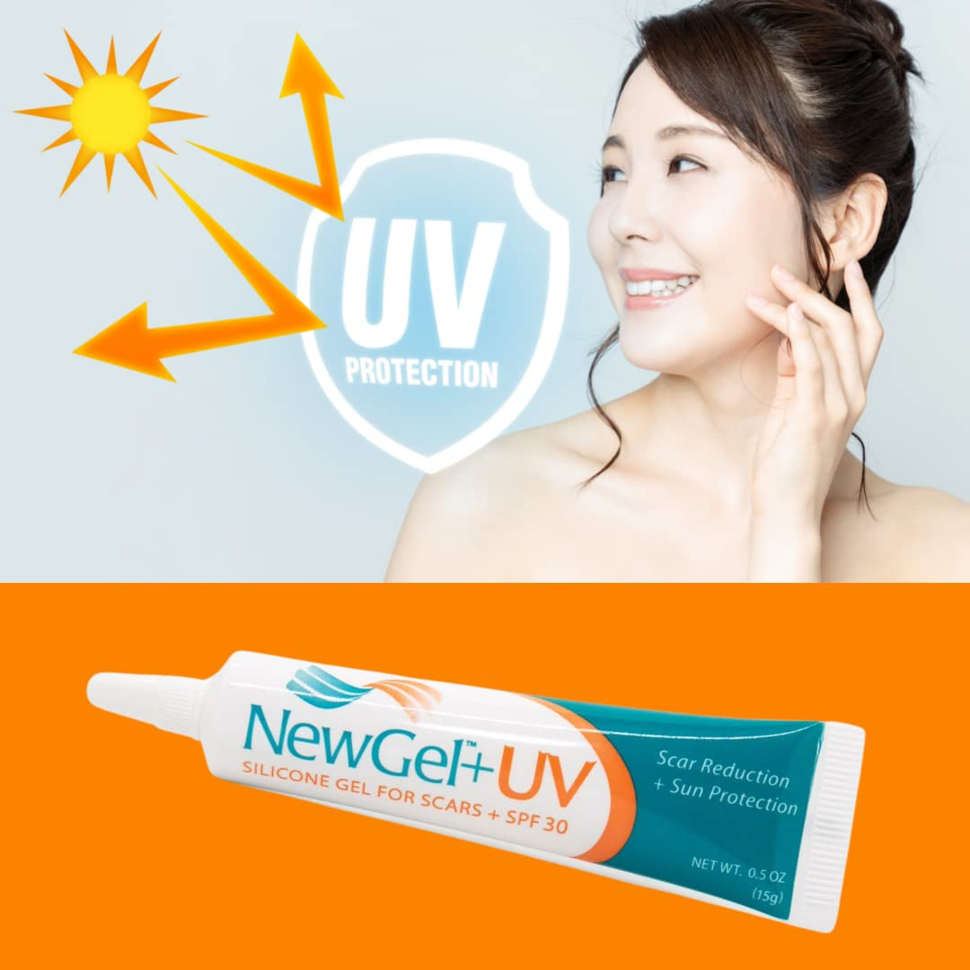 Gel Para Cicatrizes Mynewgel Newgel Plus Uv 15g Com Protetor - Imagem 3