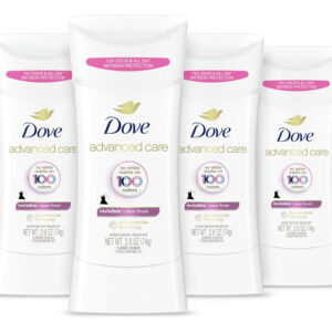 Desodorante Dove Advanced Care, 72 G, 2,6 Onças, Pacote Com