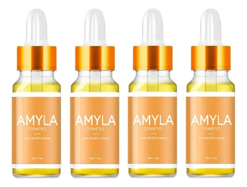 Sérum De Crescimento Capilar Amyla Cosmetics Para Mulheres 3