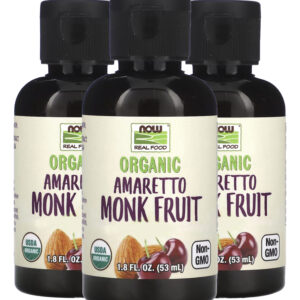 Monk Fruit Amaretto Now Foods Fruta Monge 53ml Importado 3un