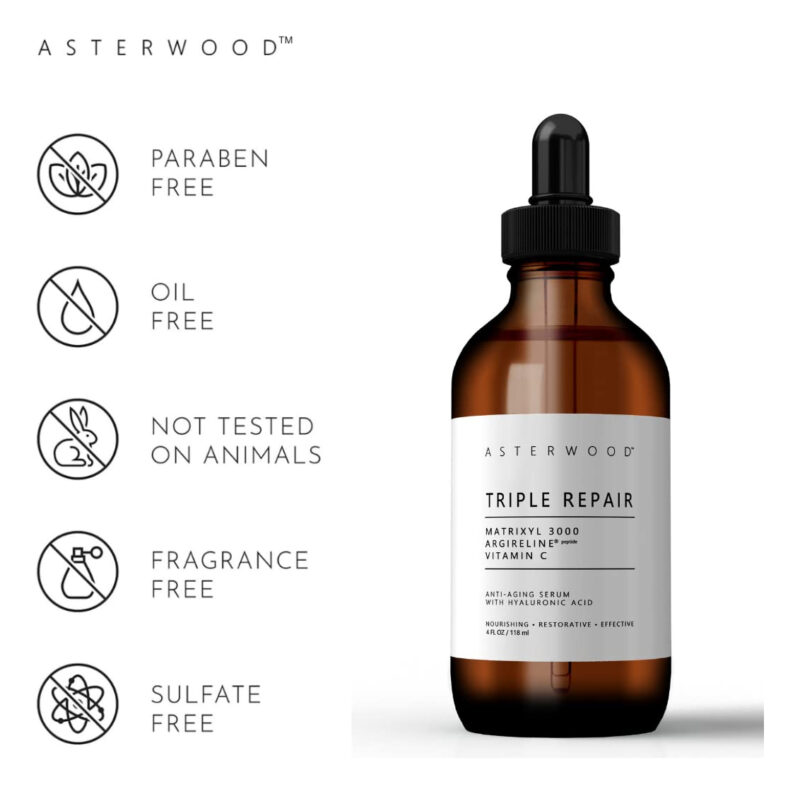 Sérum Asterwood Triple Repair Matrixyl 3000 + Argireline + H - Image 3