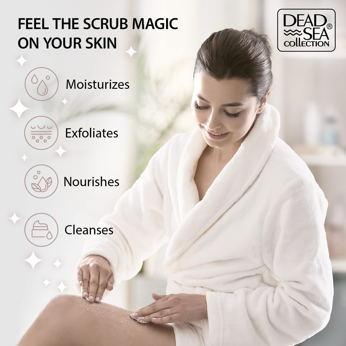 Esfoliante Corporal Dead Sea Collection Sal De Eucalipto 700 - Imagem 3