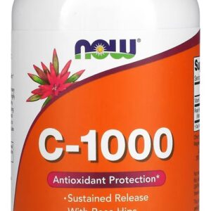 Vitamina C 1000mg E Rosa Mosqueta Now Foods 250tab