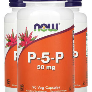 P-5-p 50mg 90 Cápsulas Importado 3un Now Foods