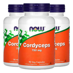 Cordyceps 750mg Now Foods 90 Veg Caps Importado 3un