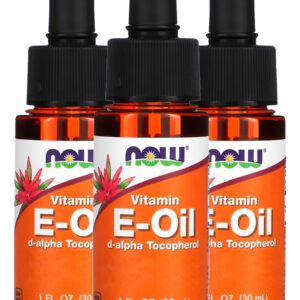 Óleo De Vitamina E 170mg Now Foods 30ml Importado 3un
