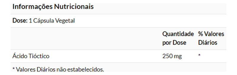Ácido Alfa Lipóico 250mg Now Foods 120cápsulas Importado 4un - Imagem 5