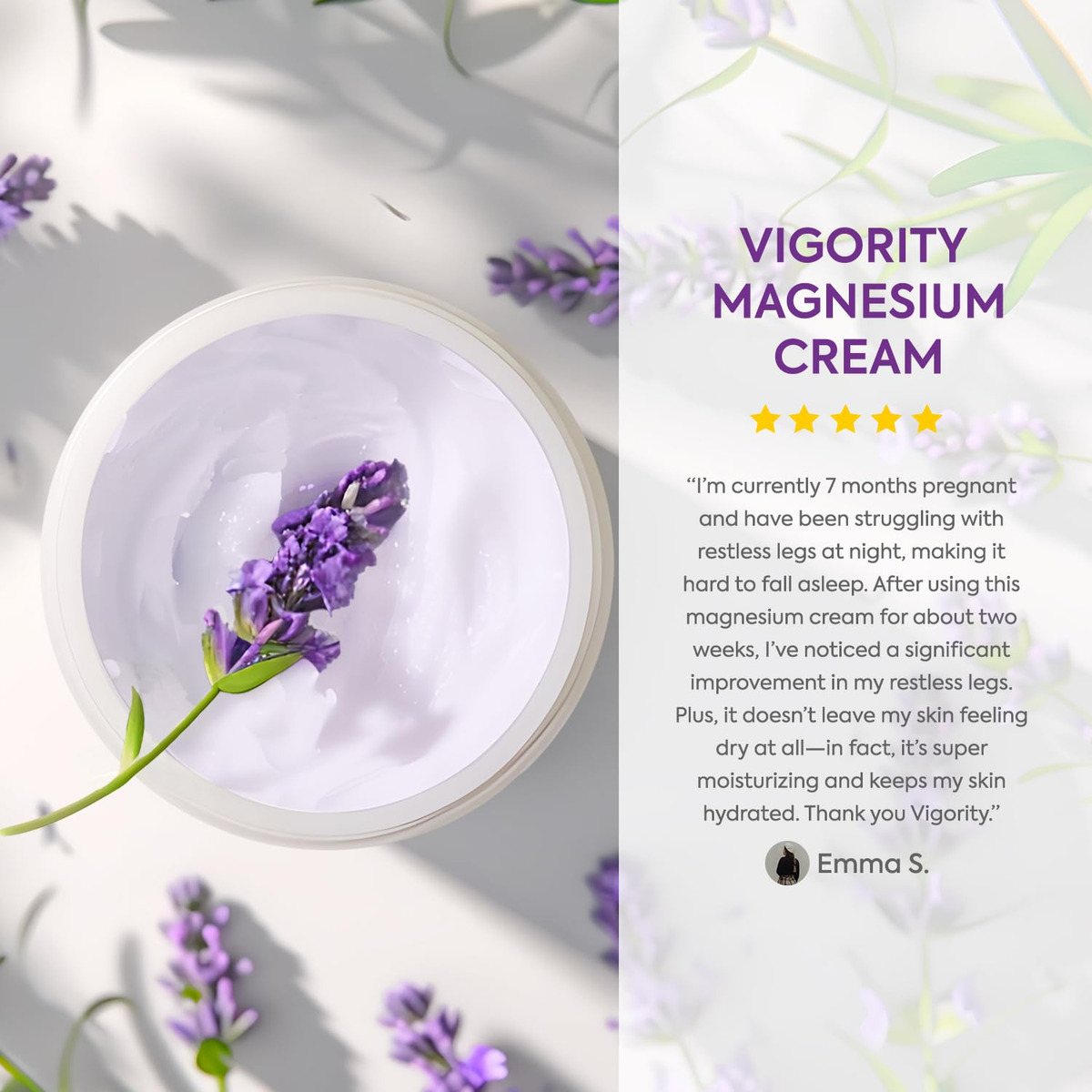 Creme De Magnésio Vigority Loção De Magnésio 125 Ml Com Lava - Imagem 8