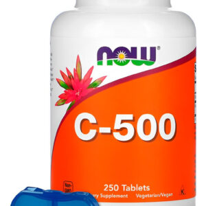 Vitamina C 500mg E Rosa Mosqueta Now Foods 250tabs